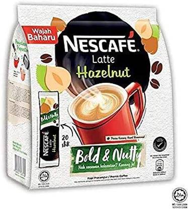 Nescafe Latte Hazelnut 3in1 Coffee Mix (Imported) Instant Coffee