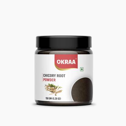 OKRAA Chicory Root Powder / Rosted Chicory Powder - 150 GM Roast & Ground Coffee