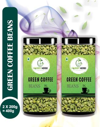 Hobby Herbs Green Coffee Beans 400g for Weight Loss Management | Instant Coffee