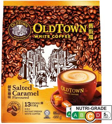 Old Town White Coffee 3in1 Salted Caramel Perfect Smooth Blend Of Original White Coffee Instant Coffee