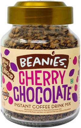 Beanies Cherry Chocolate Flavour Instant Coffee, 50g Instant Coffee