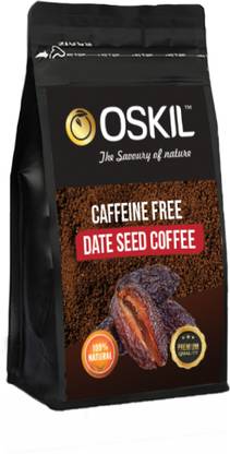 OSKIL Date Seed Coffee Powder | Energy Booster | Non Acidic, Caffeine Free | Roast & Ground Coffee