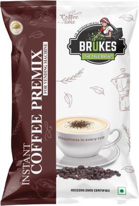 BRUKES Instant Coffee Premix 1kg Blend of Powdered Coffee Instant Coffee Pouch (1 kg) Instant Coffee