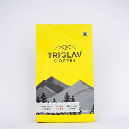 Triglav Coffee Single origin 100% Arabica coffee beans | Chikmagalur region | Medium roast Coffee Beans