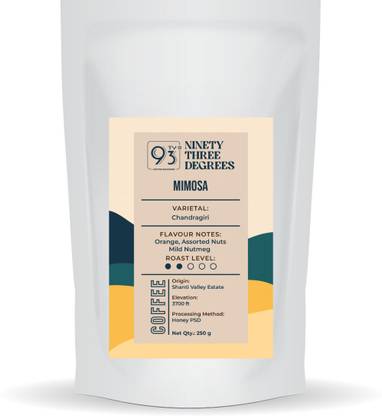93 TY Degree Coffee Roasters Mimosa V60 Coffee Roast & Ground Coffee