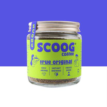 SCOOG True Original Coffee 60g | Rich Aroma | Instant Brewing | Freeze Dried Instant Coffee