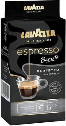 Lavazza Perfetto Espresso, 100% Arabica Ground Coffee Powder Roast & Ground Coffee