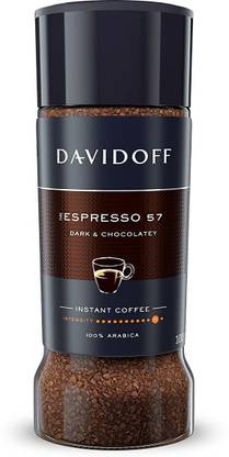 Davidoff Café Espresso 57 Intense Instant Ground Coffee Jar, 100 g Instant Coffee