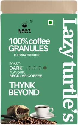 Lazy turtle's 25 Gram Instant Coffee Powder Makes 12 Cup Instant Coffee