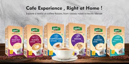 Senso Coffee Premix Sachet | Instant Coffee | Premium coffee | Coffee Beans Powder | Ready to make Coffee | 3 in 1 Instant Coffee | single served sticks | Coffee Powder (14g X 10 pack) Instant Coffee