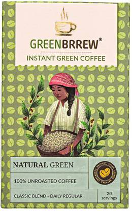 GreenBrrew Instant Green Coffee Beans Extract Instant Coffee