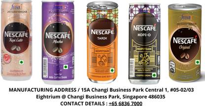 Nescafe Latte, Mocha, Tarik, Kopi-O, Original (PACK OF 5 FLAVOR) IMPORTED FROM SINGAPORE Instant Coffee