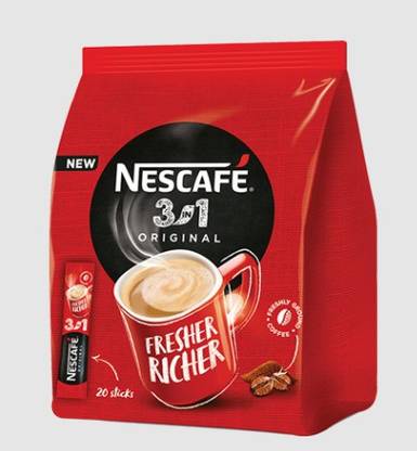 Nescafe Original 3 In 1 Coffee Beverage, 30 Sachets Bag (IMPORTED FROM INDONESIA) Instant Coffee