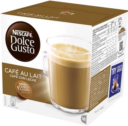 Nescafe Dolce Gusto Coffee Pods Cafe Au Lait Con Leche 12 Pods Instant Coffee
