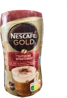 NESTLE Nescafe Cappuccino Entkoffeiniert (Decaffeinated) 250g Instant Coffee
