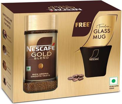 Nescafe Gold Instant Coffee Powder ( Free Glass Mug ) Instant Coffee