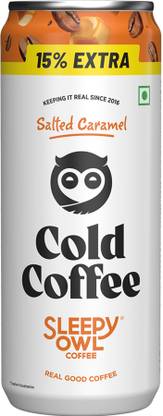 Sleepy Owl Salted Caramel Cold Coffee Cold Brew Coffee