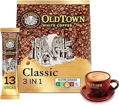 Old Town White Coffee 3in1 Classic Coffee Perfect Original taste,Texture, & Aroma Instant Coffee