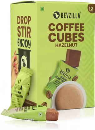Bevzilla 10 Instant Coffee Cubes Pack with Organic Date Palm Jaggery Instant Coffee
