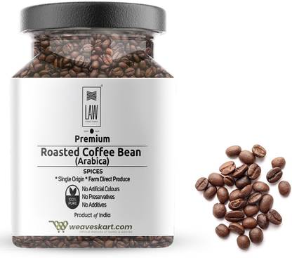 looms & weaves Premium Roasted Coffee Bean (Arabica) (Single Origin, Farm Direct Produce, Organically Grown & Made in small batches) Coffee Beans