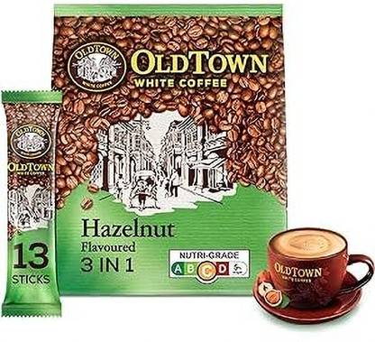 Old Town White Coffee 3in1 Hazelnut Flavour Instant Coffee Premix Instant Coffee