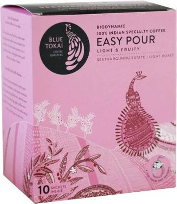 Blue Tokai Coffee Roasters Easy Pour Seethargundu Estate Light Roast Arabica Instant Coffee