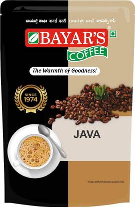 bayars Java Filter Coffee Powder, 80% Coffee 20% Chicory, Freshly Roasted Filter Coffee