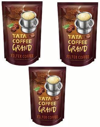 Tata GRAND FILTER COFFEE 600 GRAMS (200G*3) Filter Coffee