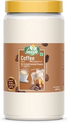 inesh Coffee 2 in 1 hot & cold instant premix (just add water) jar 450g Instant Coffee