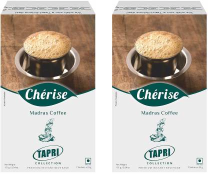 Cherise Madras Coffee Instant Premix, 23 g x 7 Sachets (Pack of 2) Instant Coffee