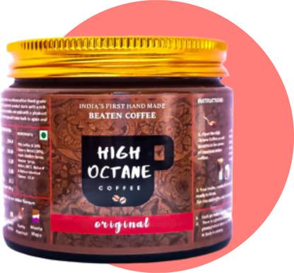 High Octane Make Frothy Pheti Hui Coffee At Home ! Just Add Milk | Cafe Like Rich and Creamy Flavoured Cappuccino in Seconds | Original Beaten Instant Coffee Paste (250 g) Instant Coffee