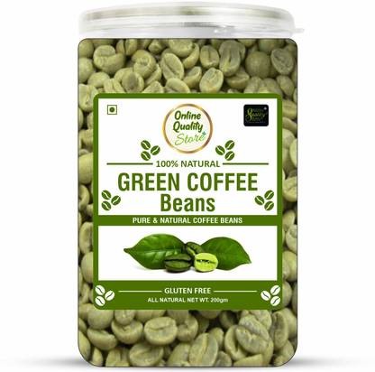 Online Quality Store Green Coffee Beans- 300g| Pure & Natural Coffee Beans for Weight Loss Management Coffee Beans