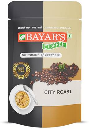 Bayar's Coffee City Roast Filter Coffee Powder 200g Freshly Roasted & Grounded Instant Coffee