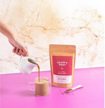 Country Bean 100% Pure | No Added Sugar | Makes 65 Cups | Strong Instant Coffee