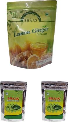 shaax combo of 1 lemon ginger-2 green coffee Coffee Beans