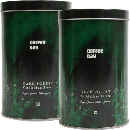 Café Coffee Day Dark Forest Coffee Tins Roast & Ground Coffee