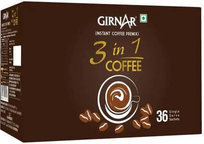 Girnar Instant Coffee Premix 3 In 1 36 Sachets Instant Coffee