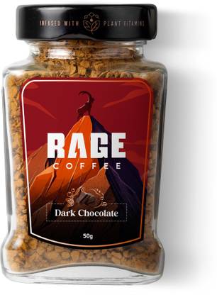 RAGE Coffee 50 Gms Dark Chocolate Flavour - Premium Arabica Instant Coffee
