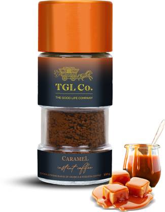 TGL Co. Caramel Flavoured Instant Coffee (100 gm) | blend of Arabica & Robusta Coffee Cold Brew Coffee
