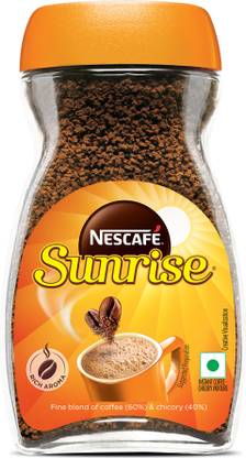 Nescafe Sunrise Powder, Chicory Mix, Jar Instant Coffee