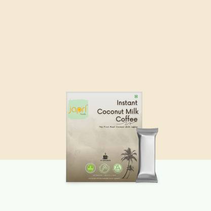 japri Instant Coconut Milk Coffee Premix | Plant Based Coffee Each 14 Gram Instant Coffee