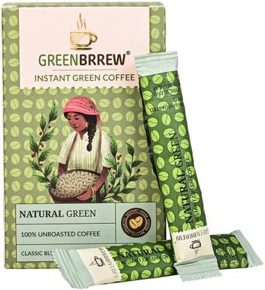 GreenBrrew Natural Green Coffee Extract for Weight Loss, Instant Coffee