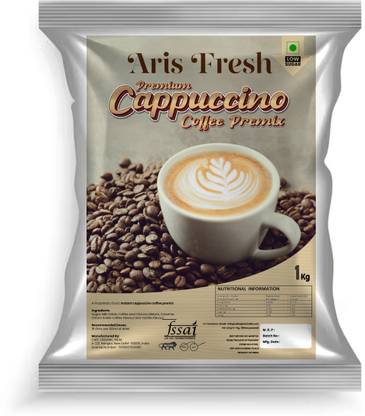 Aris fresh Instant Cappuccino Coffee Premix | Premium Quality | Low sugar | Make 70 cups | Instant Coffee