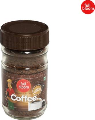 FULL BLOOM Strong Blend Instant Coffee | Makes 250 Cups | Dark Roasted To Perfection Instant Coffee