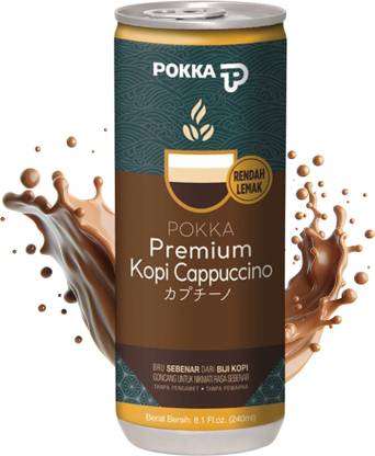 Pokka Premium Cappuccino Coffee | Ready to Drink | Luxuriously Creamy Cold Brew Coffee