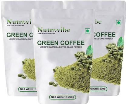 Nutrovibe Green Coffee Powder for Weight Loss/Fat Burner Instant Coffee