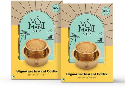 VS MANI & CO. Signature Instant Coffee - Strong Coffee Powder, South Indian Flavour Instant Coffee