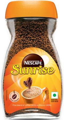 Nescafe Sunrise Powder, Chicory Mix, Jar Instant Coffee