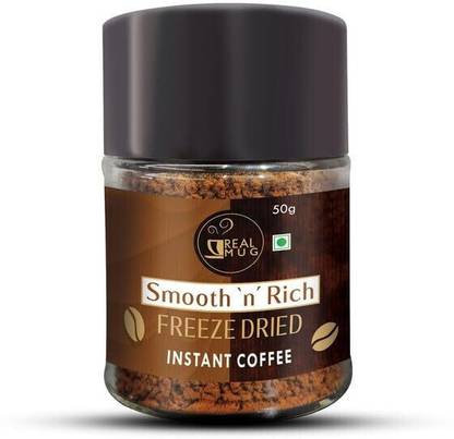 REAL MUG Freeze-Dried Instant Coffee | Hot & Cold Coffee Instant Coffee (Regular) Instant Coffee