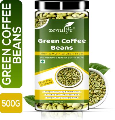 zenulife Green Coffee beans for Weight Loss Instant Coffee
